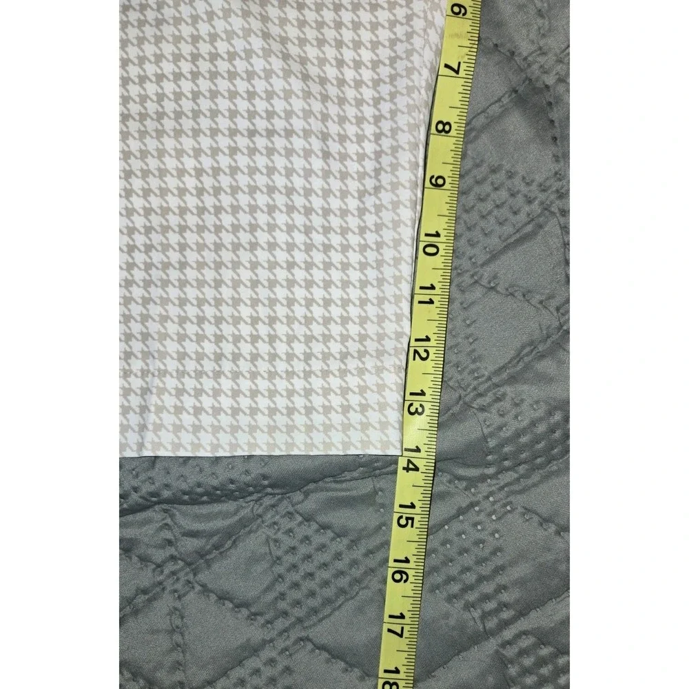 Nike Golf Fit Dry Tan White Houndstooth Shorts‎ Womens 14 Performance Swoosh